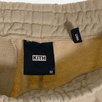 KITH キス WILLIAMS SERIF SWEAT PANT スウェットパンツ ロゴ刺繡 ライトベージュ Size M 福生店