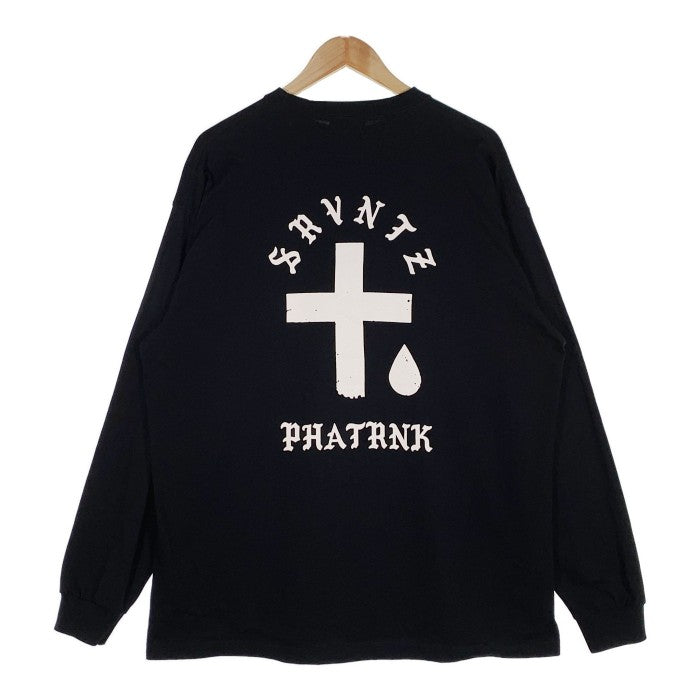 PHATRNK ファットランク SRVNTZ プリント ロングスリーブTシャツ