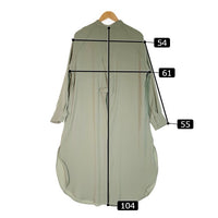 PAGEBOY ページボーイ ロングスリットワンピ&タックテーパードパンツ グリーン 上下 size:F 瑞穂店