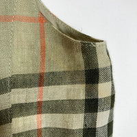 BURBERRY バーバリー ノースリーブシャツ グリーン 麻 size38 瑞穂店