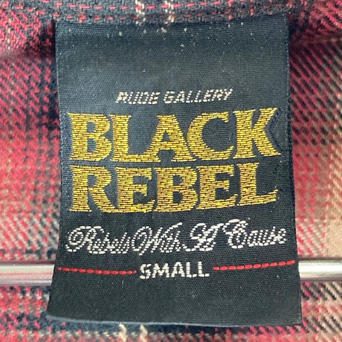 RUDE GALLERY BLACK REBEL ルードギャラリー ブラックレーベル チェック ウエスタンシャツ レッド sizeS 瑞穂店