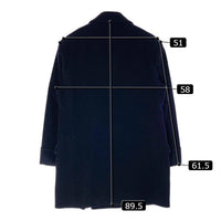 dunhill ダンヒル カシミヤ ウールコート ネイビー size52 瑞穂店