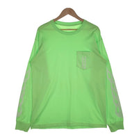 Chrome Hearts クロムハーツ L/S TEE ロングスリーブ ポケット Tシャツ ライムグリーン Size L 福生店