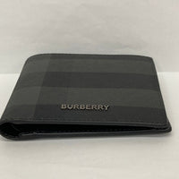 BURBERRY バーバリー 二つ折り財布 メンズ ロンドンチェック ブラック 8056707 A1208 瑞穂店