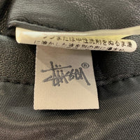 STUSSY ステューシー ラムレザー ダウンジャケット ブラック Size XL 福生店