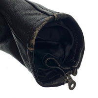 HARLEY-DAVIDSON ハーレーダビッドソン レザー シングルライダースジャケット ワッペン 衿付き ブラック Size M 福生店