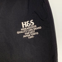 HideandSeek ハイドアンドシーク 22AW Track Pants トラックパンツ ナイロン ブラック HJ-080422 Size M 福生店