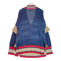 VIVIENNE WESTWOOD RED LABEL ヴィヴィアンウェストウッド レッドレーベル Vネック ライン セーター ネイビー size00 瑞穂店