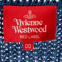 VIVIENNE WESTWOOD RED LABEL ヴィヴィアンウェストウッド レッドレーベル Vネック ライン セーター ネイビー size00 瑞穂店
