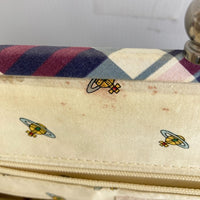 Vivienne Westwood ヴィヴィアンウエストウッド チェック コットン ハンドバッグ 瑞穂店