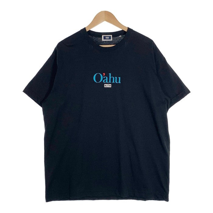 KITH キス O'ahu Tee ハワイ オアフ プリントTシャツ ブラック Size L