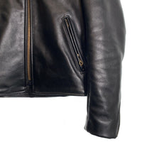 VANSON バンソン レザー シングルライダースジャケット ライナー付 ブラック Size 34 福生店