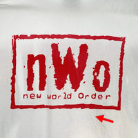 US古着 00's Dennis Rodman デニスロッドマン RODZILLA n.w.o. Tee プリントTシャツ PRO CLUB 補修あり ホワイト Size XL 福生店