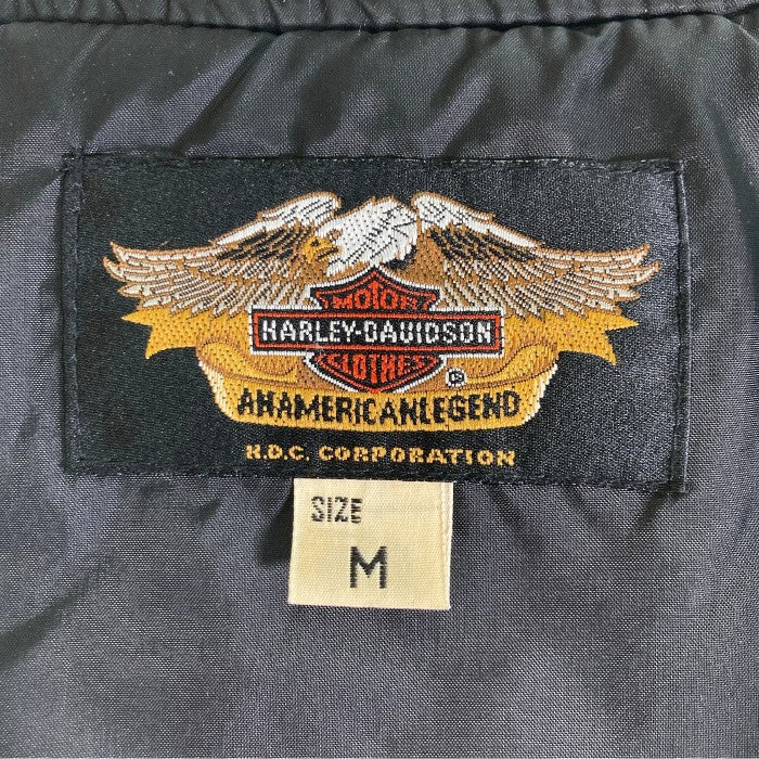 HARLEY DAVIDSON ハーレーダビッドソン MA-1タイプ ブルゾンジャケット 刺繍 ブラック sizeL 瑞穂店