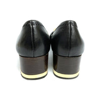 TORY BURCH トリーバーチ レザー パンプス ブラック size7M 瑞穂店