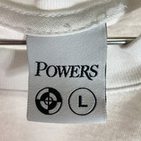 WASTED YOUTH ウェイステッドユース POWERS SUPPLY L/S TEE グラフィックロゴプリント VERDY Tシャツ ホワイト sizeL 瑞穂店