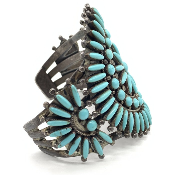 Navajo ズニ族 ターコイズブレスレット Sterling silver（楽天