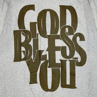 GOD BLESS YOU ゴッドブレスユー プリントTシャツ 杢グレー Size XL 福生店