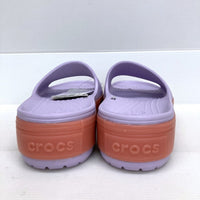 crocs クロックス タグ付き Crocband Platform Slide クロックバンドプラットフォームスライド 205631-5P9 ラベンダー size23cm 瑞穂店