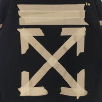 OFF-WHITE オフホワイト 20SS Tape Arrows Slim Crewneck テープ アロー スリム クルーネック トレーナー ブラック 並行品 Size L 福生店