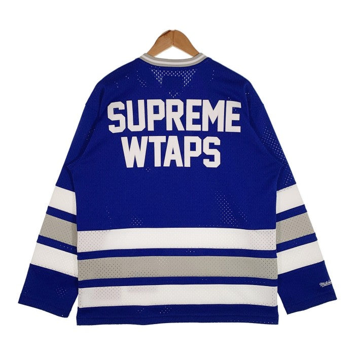 新品 Supreme WTAPS Hockey Jersey BLUE Mサイズ