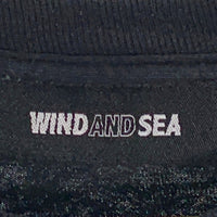 WIND AND SEA ウィンダンシー プリント ロングスリーブTシャツ ブラック WDS-20A-TPS-06 Size M 福生店