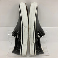 VANS バンズ slip-on スリッポン オールレザー ブラック size27.5cm 瑞穂店