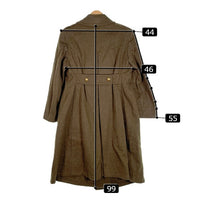 60's~ FRENCH ARMY フランス軍 ウール ダブルブレスト コート 金ボタン Size S-M 相当 福生店