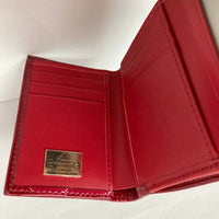 Vivienne Westwood ヴィヴィアンウエストウッド 13vv110 三つ折り財布 パテントレザー がま口 レッド 瑞穂店