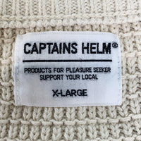 CAPTAINS HELM キャプテンズヘルム コットン カーディガン ナチュラル Size XL 福生店