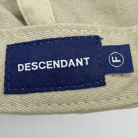 DESCENDANT ディセンダント 6パネルキャップ 刺繡 コットン カーキ 福生店