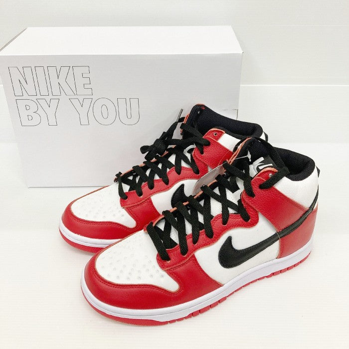 NIKE ナイキ BY YOU DUNK HIGH バイユー ダンク ハイ レッド size27cm