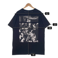OFF-WHITE オフホワイト 20SS CARAVAGGIO SQUARE S/S TEE カラヴァッジョ スクエア プリントTシャツ ブラック OMAA027S20185005 Size XL 福生店