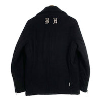 BOUNTY HUNTER バウンティーハンター PEA COAT ピーコート 袖ジップ 刺繡 ブラック Size M 福生店