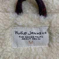 Nudie Jeans ヌーディージーンズ Mangan Lumber Jacket チェック ウール 裏ボアジャケット レッド 160692 Size M 福生店