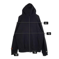 Heron Preston ヘロンプレストン 19AW Hoodir プルオーバー パーカー グラフィックプリント ブラック HMBB004F19808001 Size L 福生店