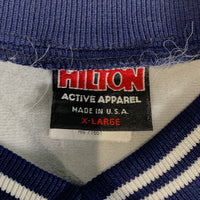 90's HILTON ヒルトン シカゴ ホワイトソックス ウォームアップ ナイロントレーナー ネイビー Size XL 福生店