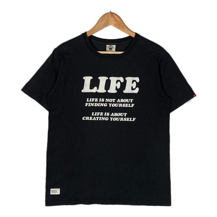 WTAPS ダブルタップス LIFE プリントTシャツ ブラック Size M 福生店