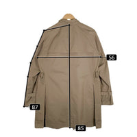 URU ウル スタンドカラー トレンチコート ベージュ 切りっぱなし F11-UJ02 Size 2 福生店