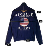 AVIREX アヴィレックス 6193630 CUT刺繍 ジップ スウェット ZIP SWEAT PARKA ネイビー sizeM 瑞穂店