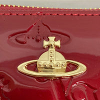 Vivienne Westwood ヴィヴィアンウエストウッド 55VV310 長財布 エナメル オーブ ラウンドファスナー レッド 瑞穂店