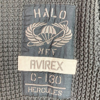 AVIREX アヴィレックス WAPPEN COTTON KNITS 肉厚コットンニット 6194017 チャコール sizeM 瑞穂店