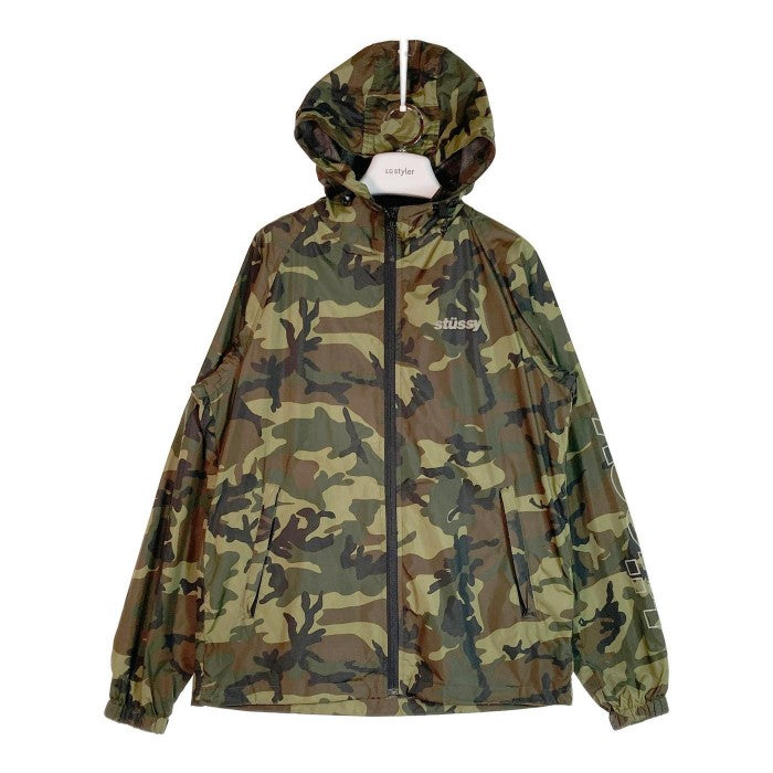 Stussy カモフラージュ フード付きジャケット Stussy カモフラージュ フード付きジャケット