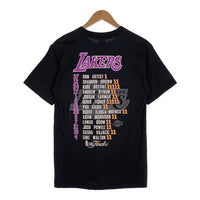 NBA LOS ANGELES LAKERS ロサンゼルスレイカーズ 2010 Champions BACK TO BACK プリント Tシャツ ALSTYLE ブラック Size S 福生店