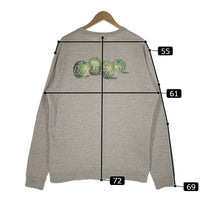 LFYT エルエフワイティー 刺繡 バックプリント スウェットクルーネック トレーナー グレー Size XL 福生店