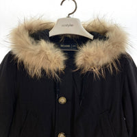 BEAMS ビームス 11-18-0675-214 13AW ファーライナー付きフーデットダウン ブラック sizeM 瑞穂店