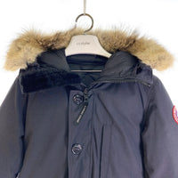 CANADA GOOSE カナダグース 3438JM JASPER コヨーテファー ダウンジャケット ネイビー sizeS 瑞穂店