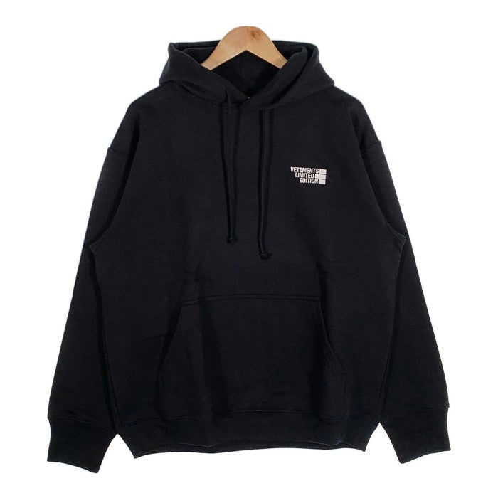 VETEMENTS ヴェトモン 21SS HOODYS 刺繍ロゴ プルオーバーパーカー