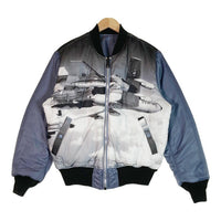 ALPHA INDUSTRIES アルファインダストリーズ TA0411-9007 ジャケット リバーシブル ブルー AirForce柄 sizeM 瑞穂店