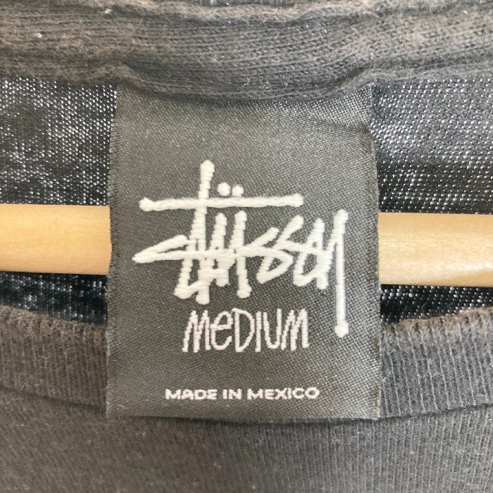 STUSSY ステューシー メキシコ製 made in MEXICO WORLD WIDE ブラック sizeM 瑞穂店
